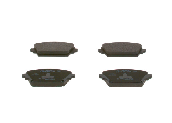 Brake Pad Set, disc brake - 0986424791 BOSCH - 41060AV125, 41060AV126, 410604U125